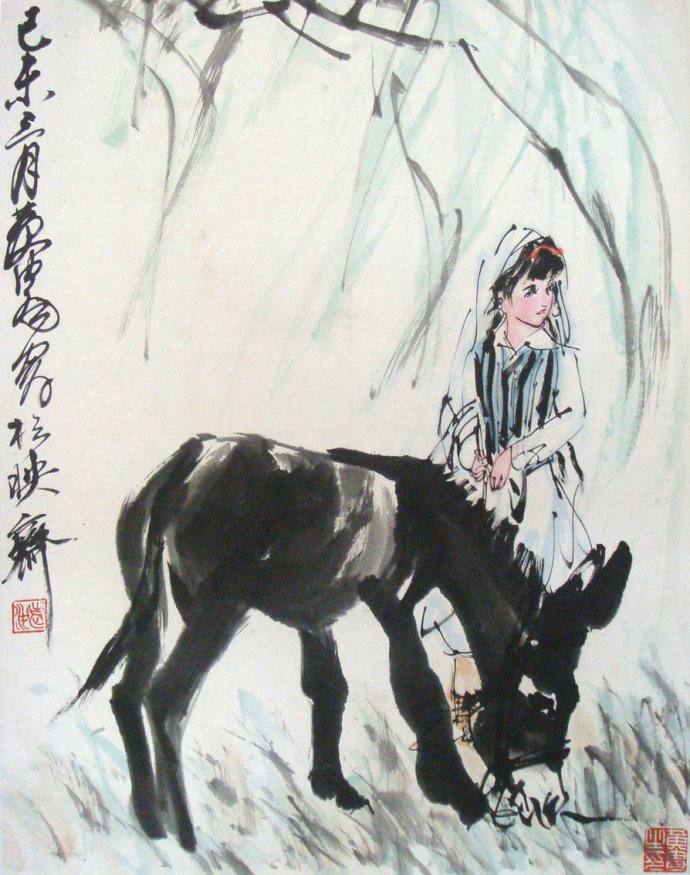 长安画派领军人黄胄人物画作品集作品赏析