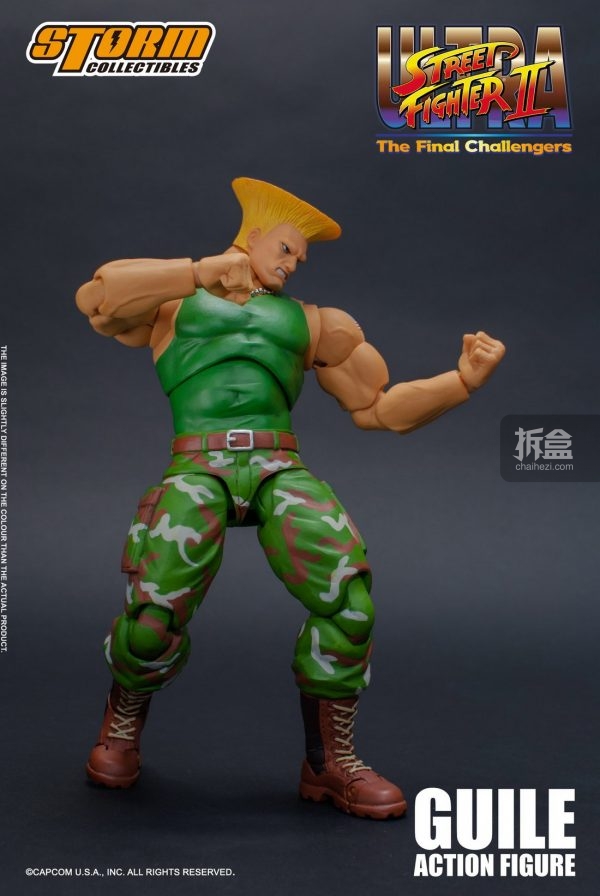 storm toys《街头霸王2》美国大兵 古烈/guile 1:12可动人偶
