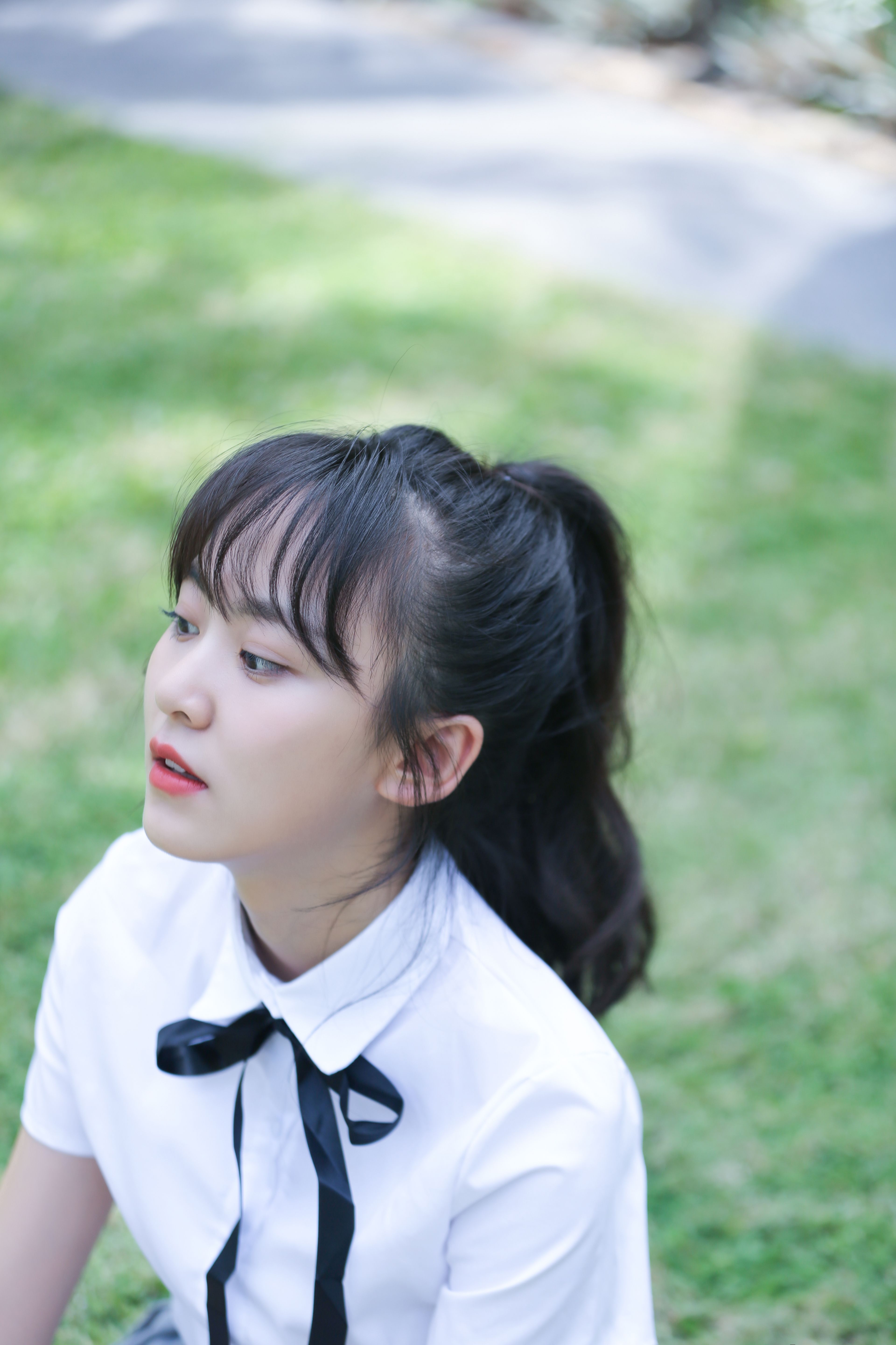 新晋小花丁芝天校园风写真来袭02完美定义初恋脸