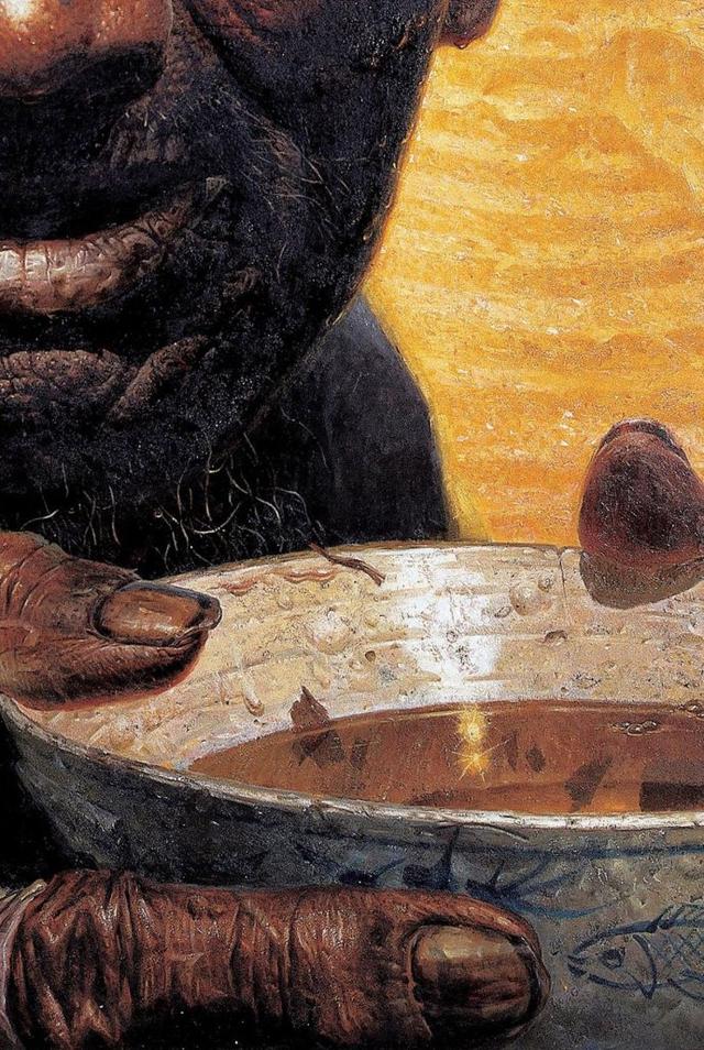 罗中立成名作父亲和母亲春蚕高清详解