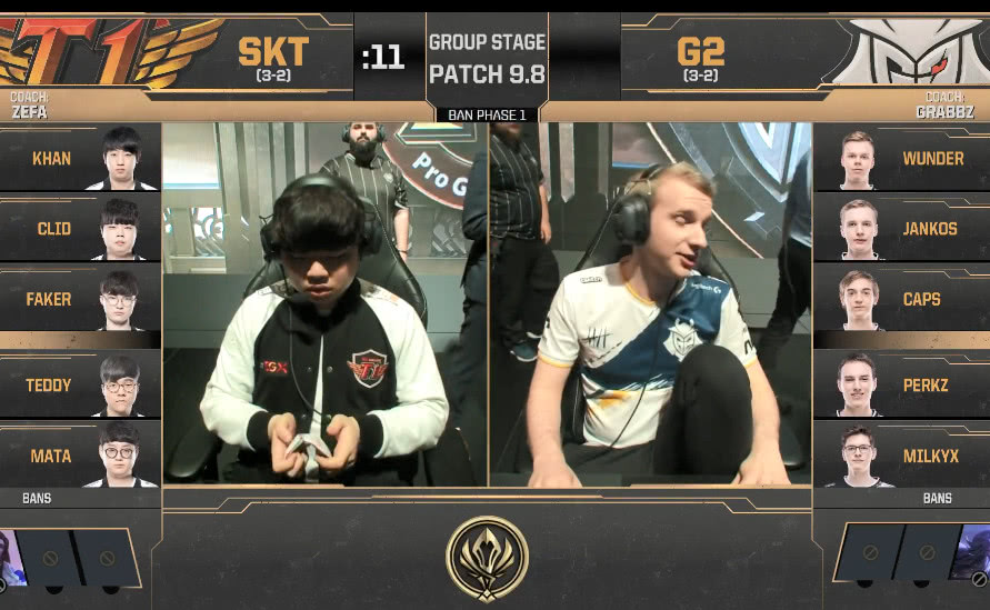 skt上单突然发现g2上单嘲讽他为纸老虎脱口而出的话让评论炸了