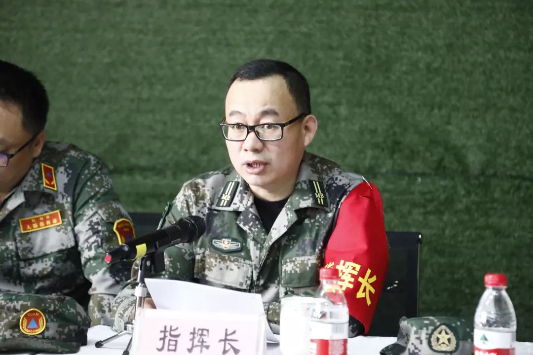 九堡街道党工委书记,"hf-2019"演练政委何烨锋作总结