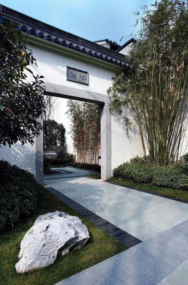 中式庭院风轻云淡的东方美学光影间庭院里神自往归心处