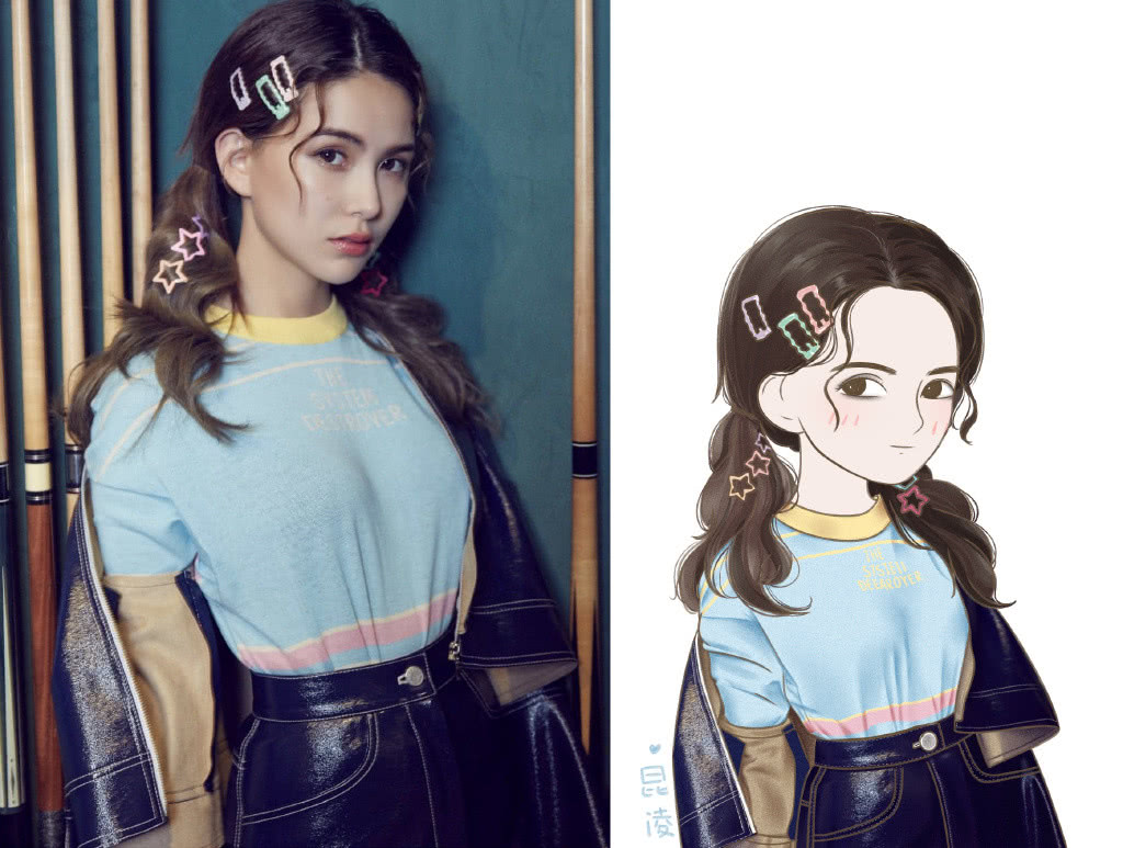 网友自制卡通版天王嫂,表情外形完美神还原,获昆凌认可表示好可爱