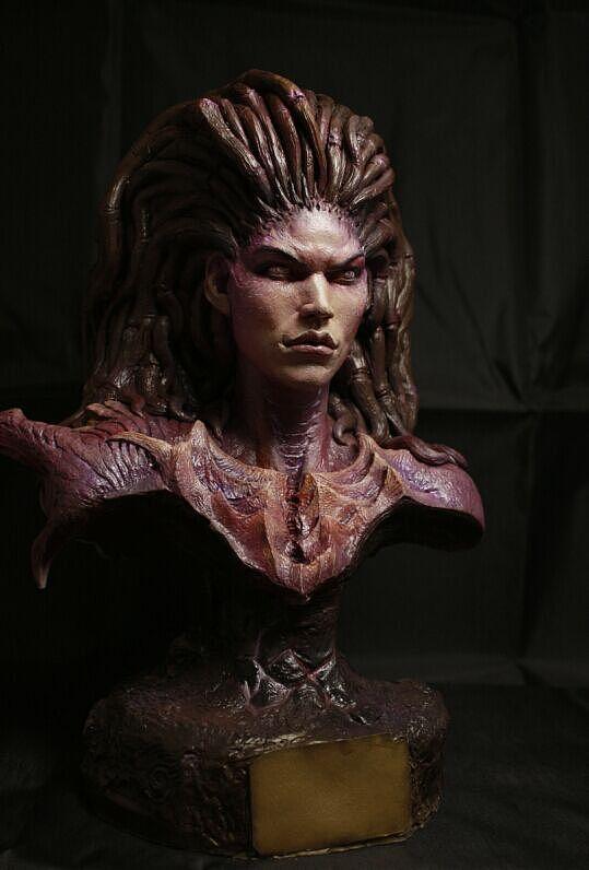 凯莉根刀锋女王胸像制作