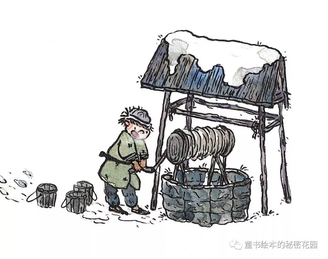 先是要有人从井里把水打上来,因为古代没有保温系统,一个人洗澡,全家