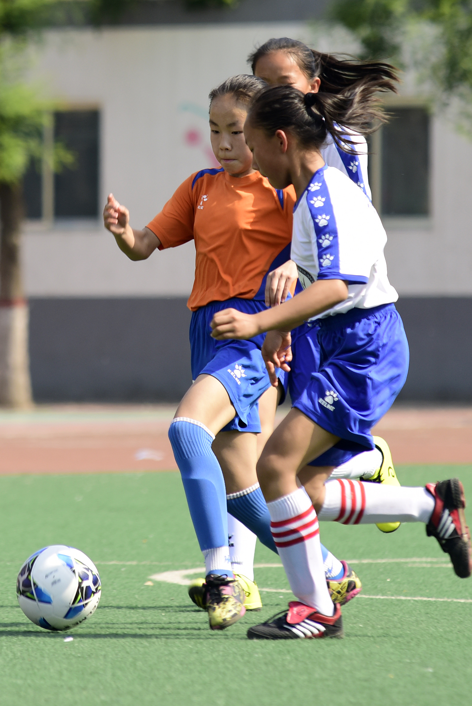 小学生女足冠军图片