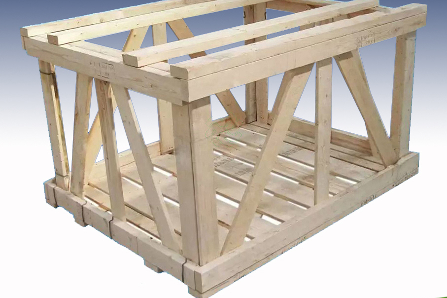 在设计框架木箱时,不但要求木箱有足够的强度,而且