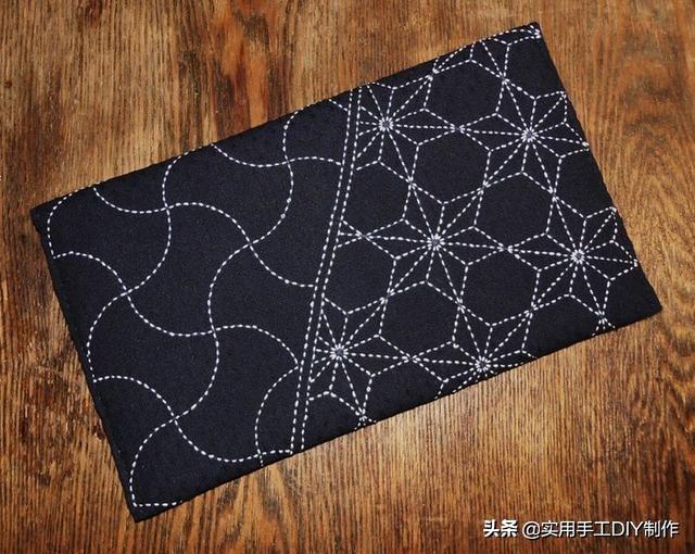 「刺繡作品」經典的sashiko刺子繡,百學不厭!_圖案