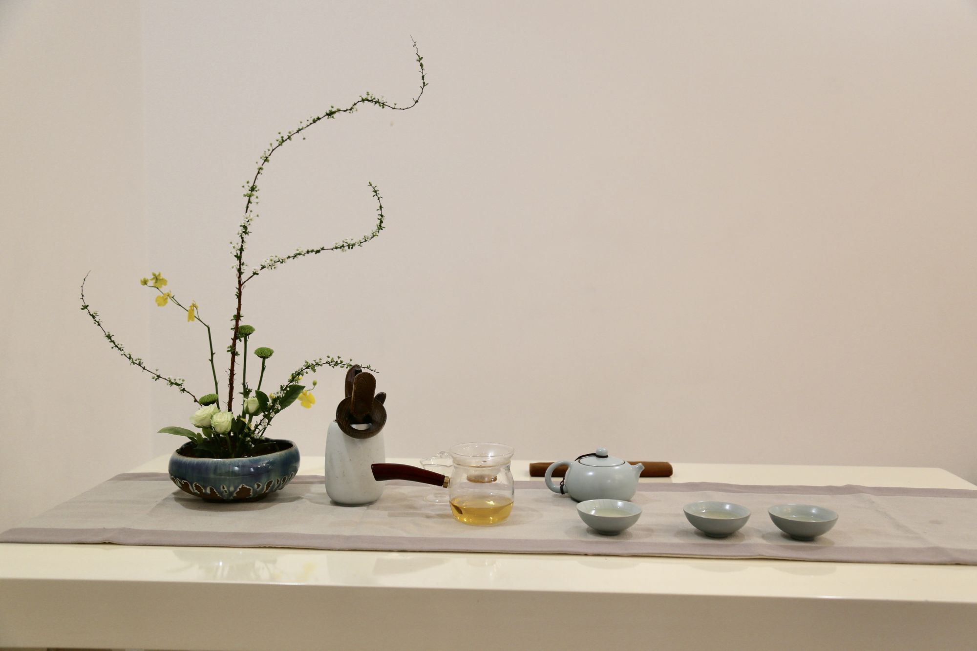 三里河第三小学黄子逸:茶席插花