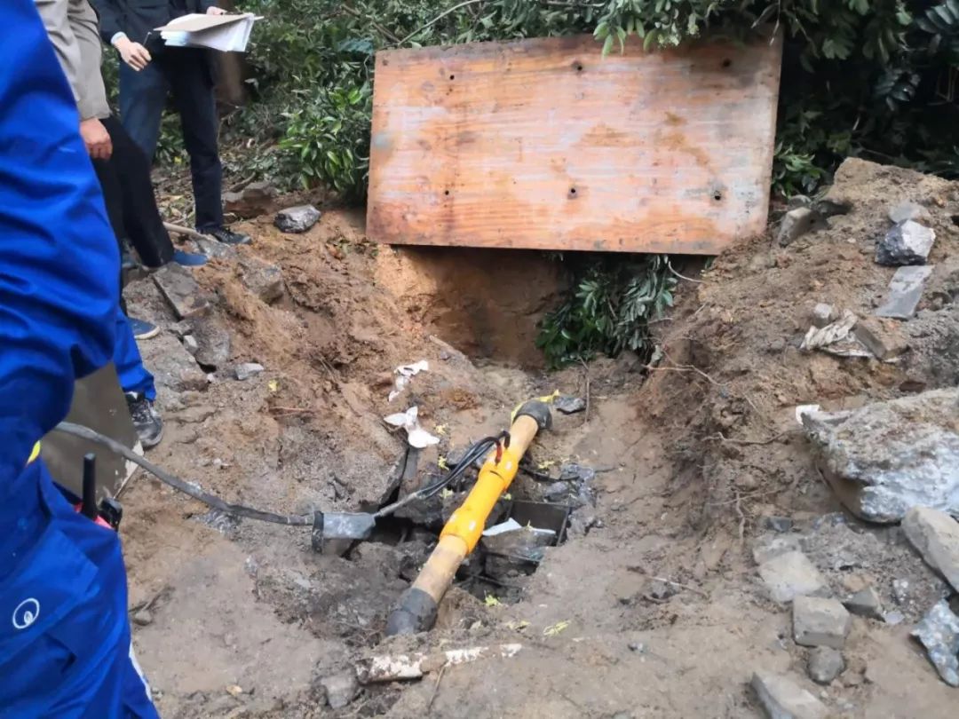事故通报拒绝野蛮施工深圳宝安区第三方施工破坏地下燃气管道事故情况