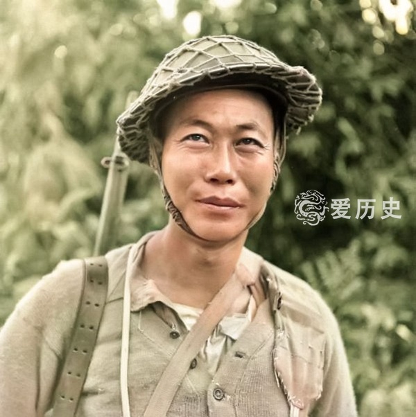 为国家民族奋战的远征军珍贵彩照 抗战老兵永远鲜活的容颜_中国