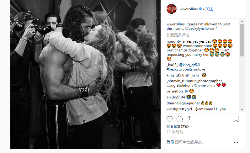 wwe摔小辉新闻贝基林奇成为三冠军王官宣与罗林斯正式订婚