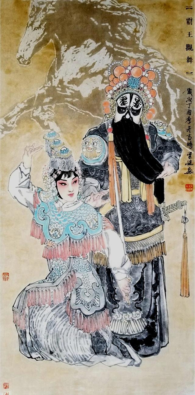 天天漫画网画家梁健平淡率真写国粹墨戏人物抒情怀