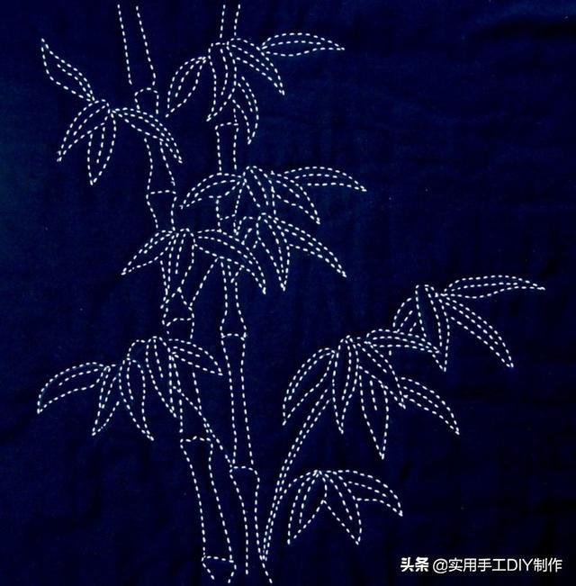 「刺绣作品」经典的sashiko刺子绣,百学不厌!_图案