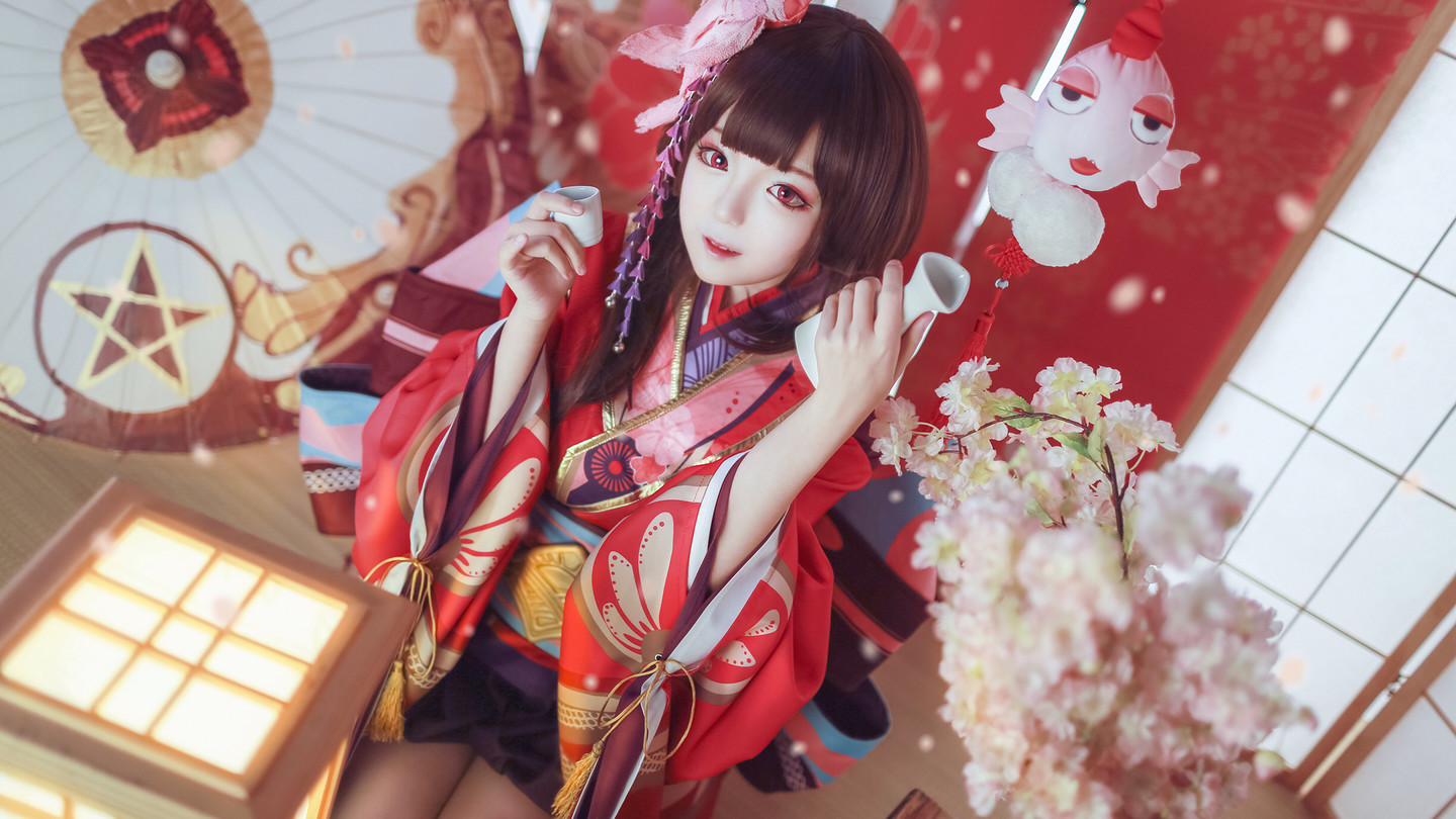 cos:阴阳师-和服神乐.