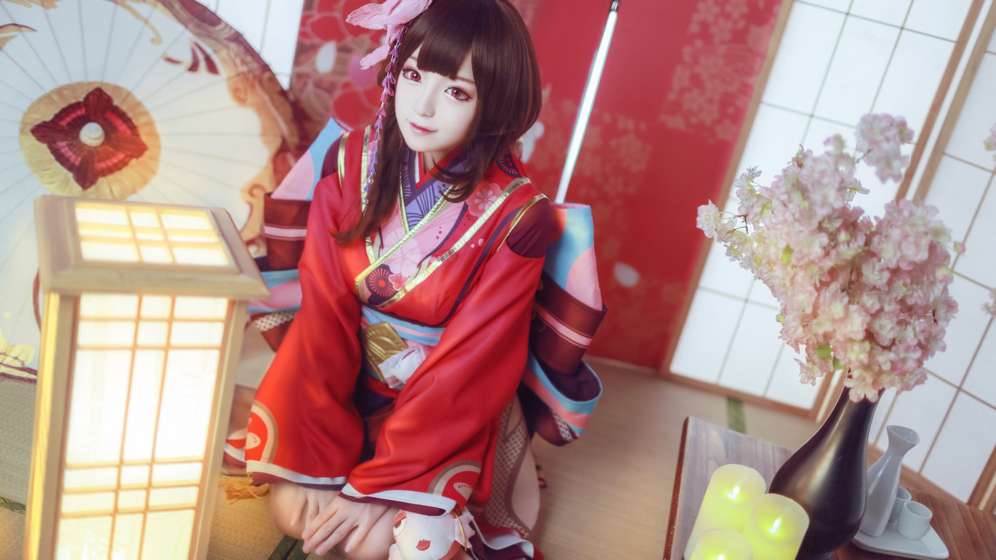 cos:阴阳师-和服神乐.