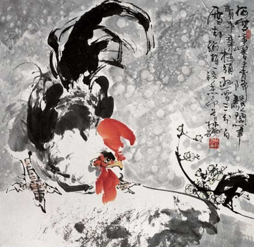 林成翰画家半夜雄鸡即自鸣