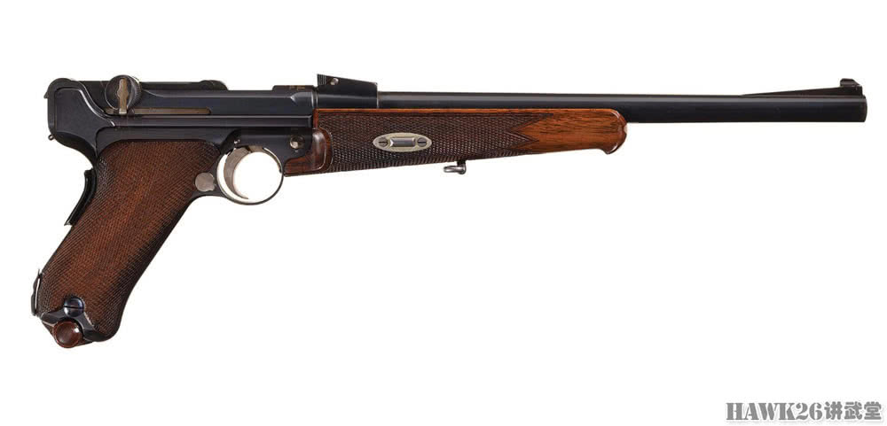 第三名:海勒姆·马克沁展示级dwm 1902鲁格卡宾枪,成交价425500美元