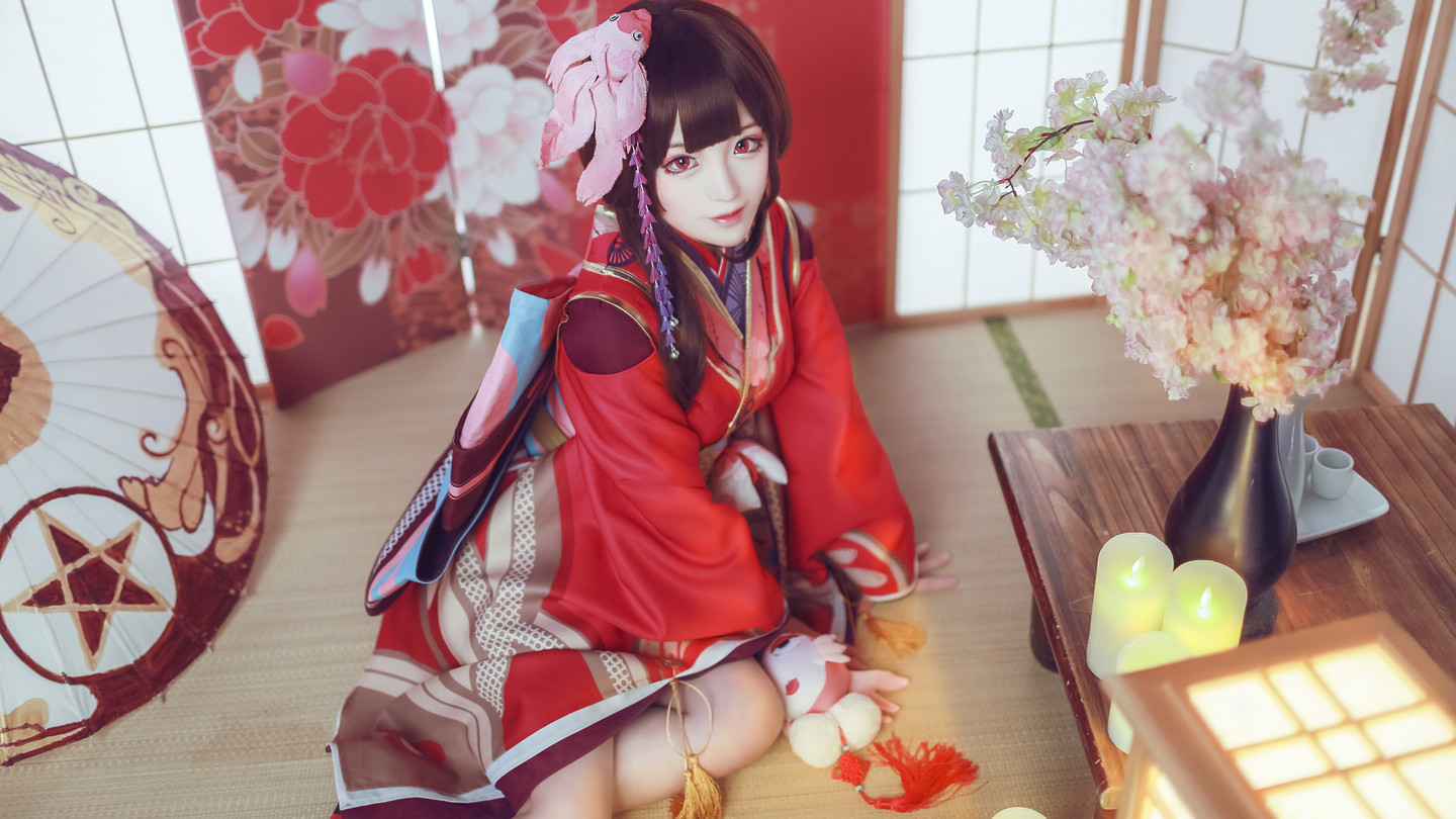 cos:阴阳师-和服神乐.