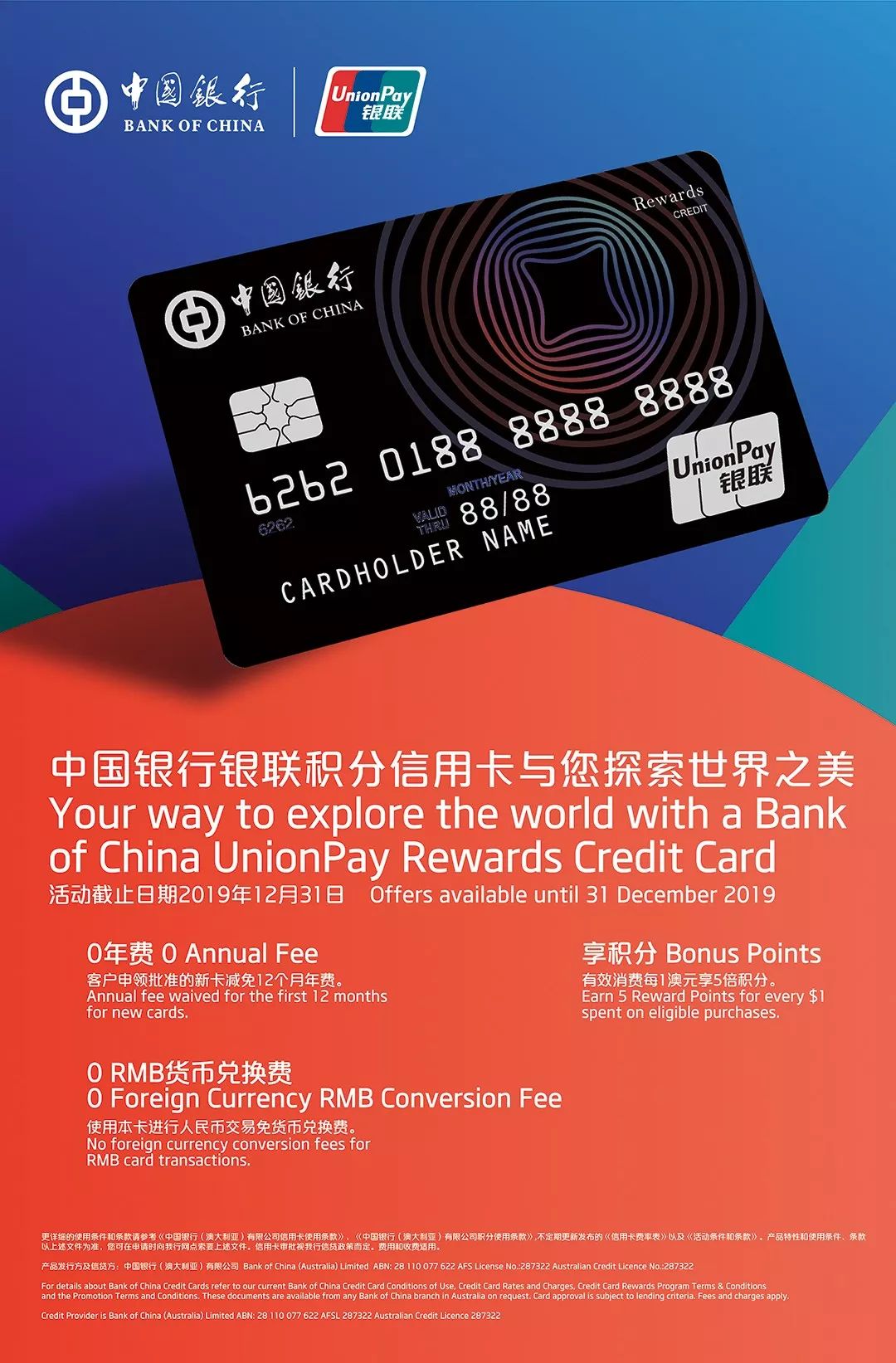 中国银行信用卡广告图片