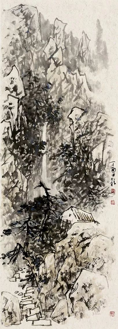 意与境合是为氤氲马士颖山水画欣赏