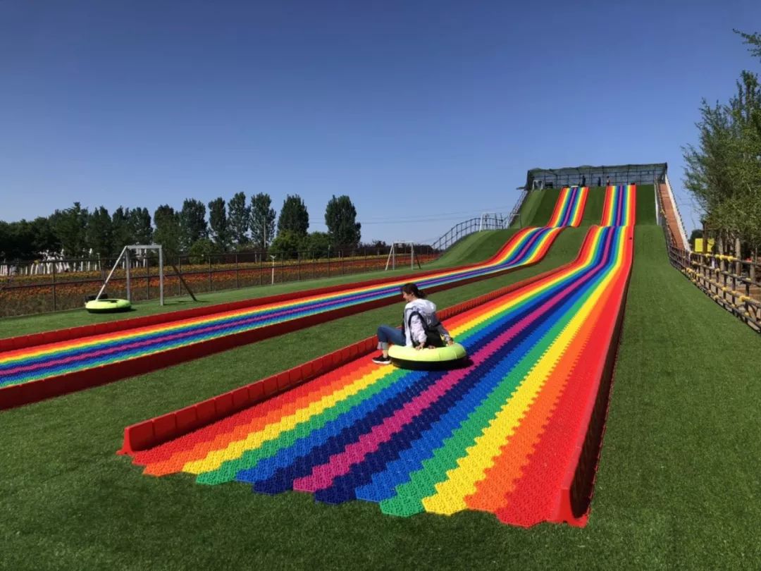 紫云水岸香草园又添【彩虹滑梯】!刺激一夏!