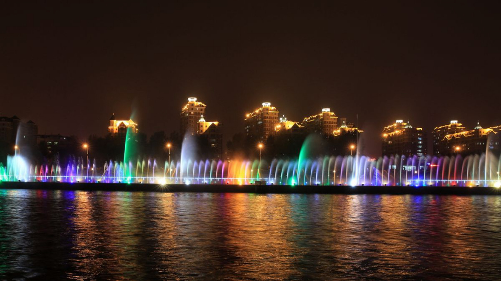 好消息即日起伊通河音乐喷泉每周末及节假日开放