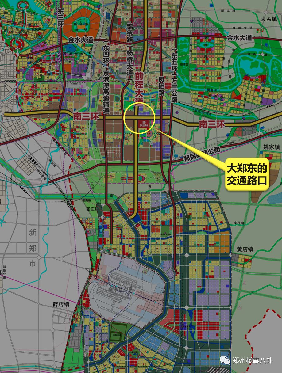 郑州10大区域cbd布局完成,谁占据双十字中心?