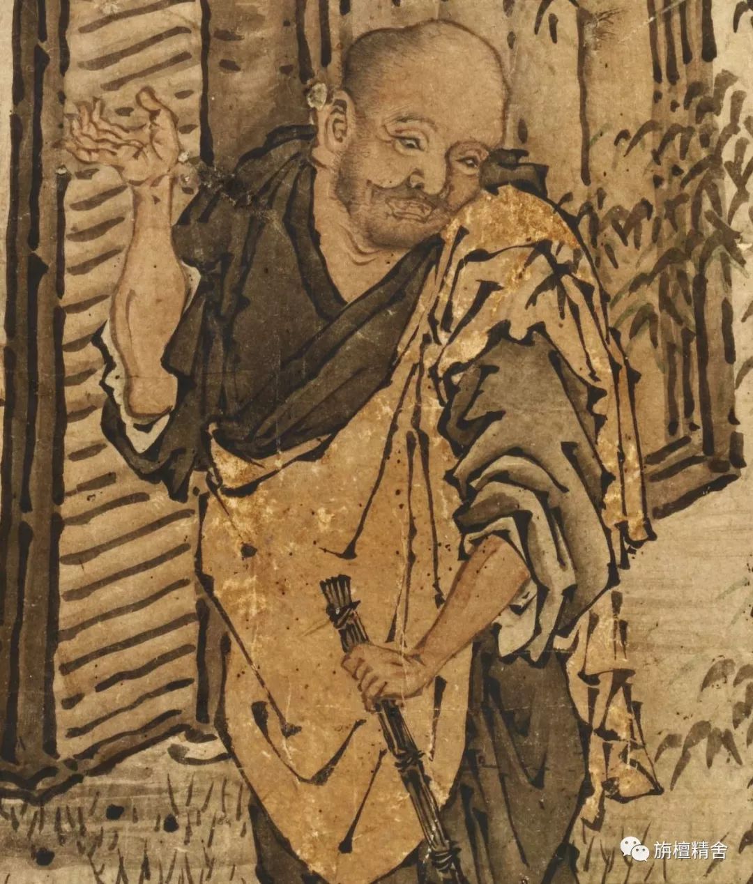 禅宗绘画力作狩野元信所绘祖师图赏析