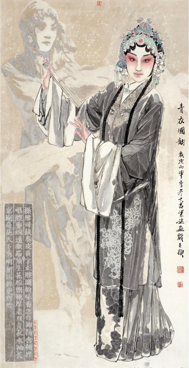 天天漫画网画家梁健平淡率真写国粹墨戏人物抒情怀