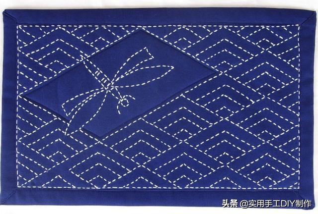 「刺繡作品」經典的sashiko刺子繡,百學不厭!_圖案