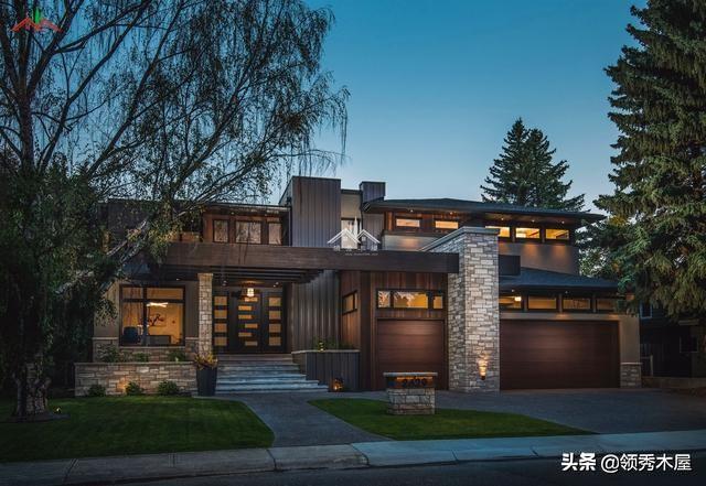 多款现代风格平顶木屋别墅参考图