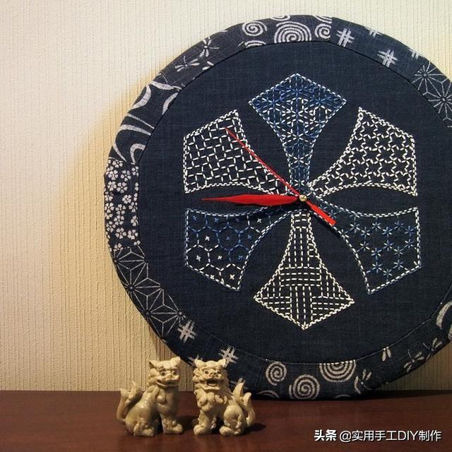 刺绣作品经典的sashiko刺子绣百学不厌