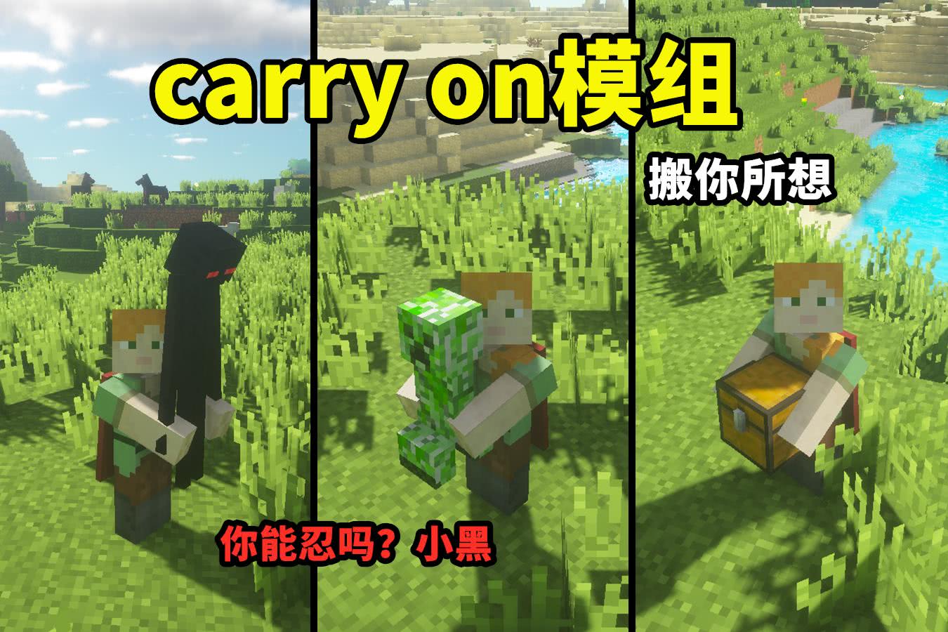 我的世界如何抱起末影人五个有趣模组第二个可以让电脑更卡