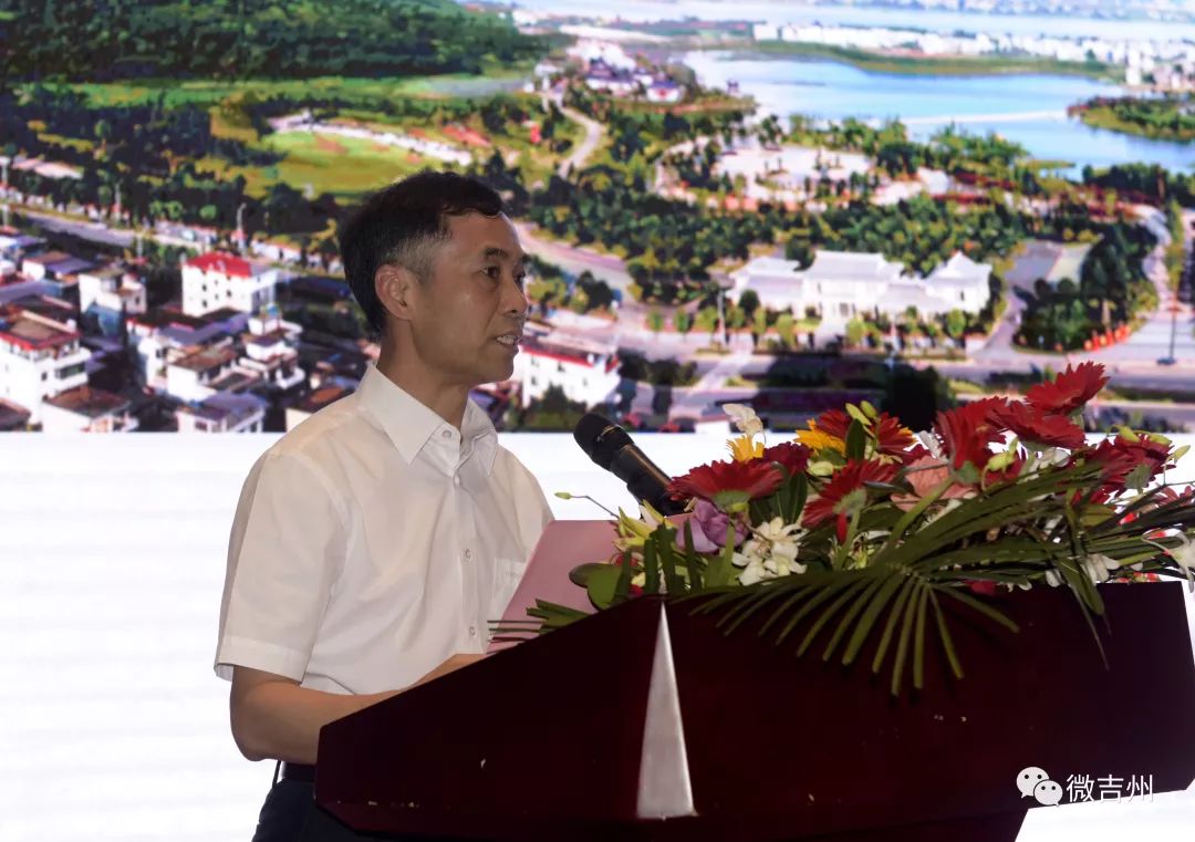 朱谋俊对长期以来关心支持吉州的全国各大媒体,新闻工作者的到来表示