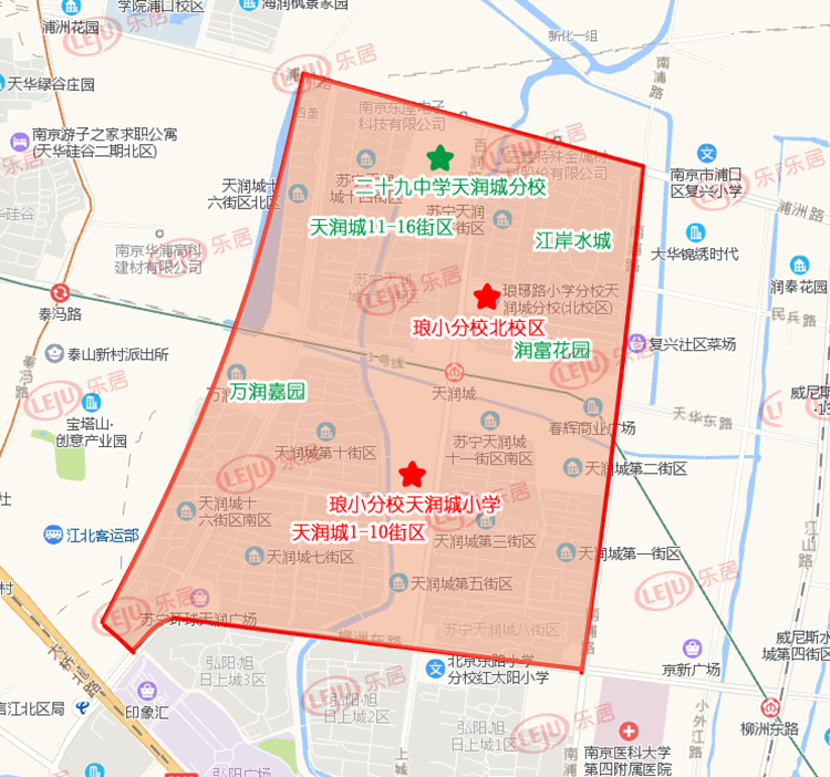 最全整理2019年南京市各区中小学区划分范围出炉