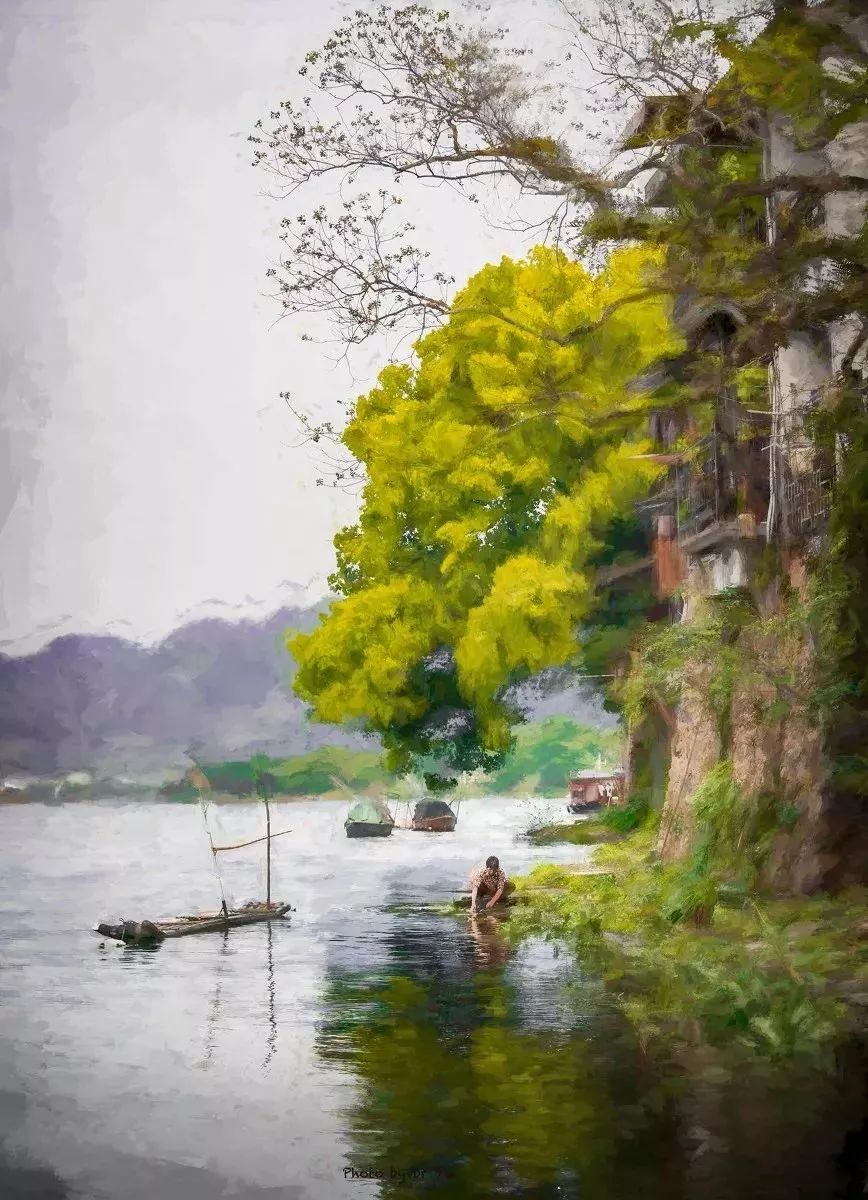 丽水油画家群体受到巴比松画派的启迪是十几年前村子里还有一座"巴比