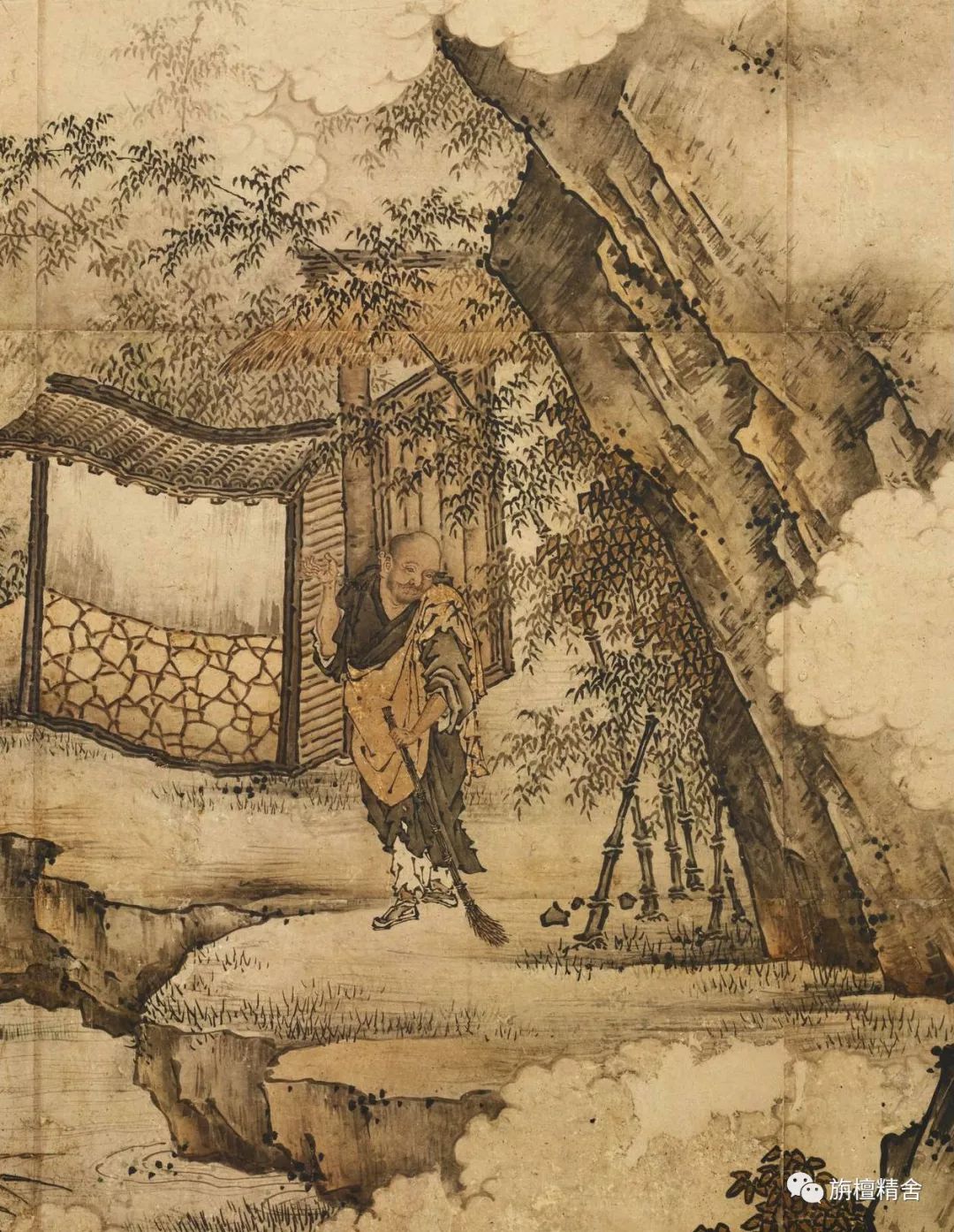 禅宗绘画力作狩野元信所绘祖师图赏析