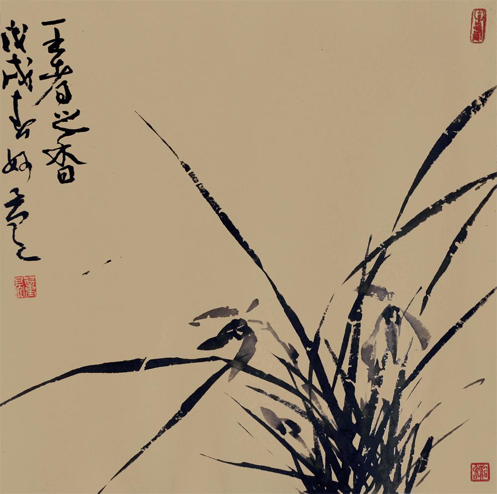 竹有节 兰留芳 ——读青年画家董亮竹兰图