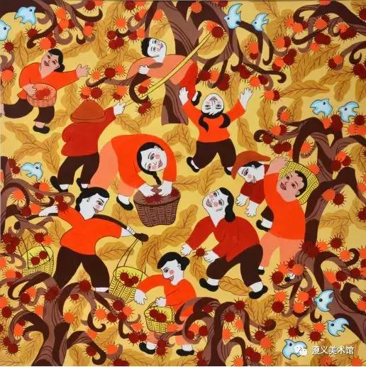 邀请函大连现代民间绘画作品展5月15日在遵义美术馆开展