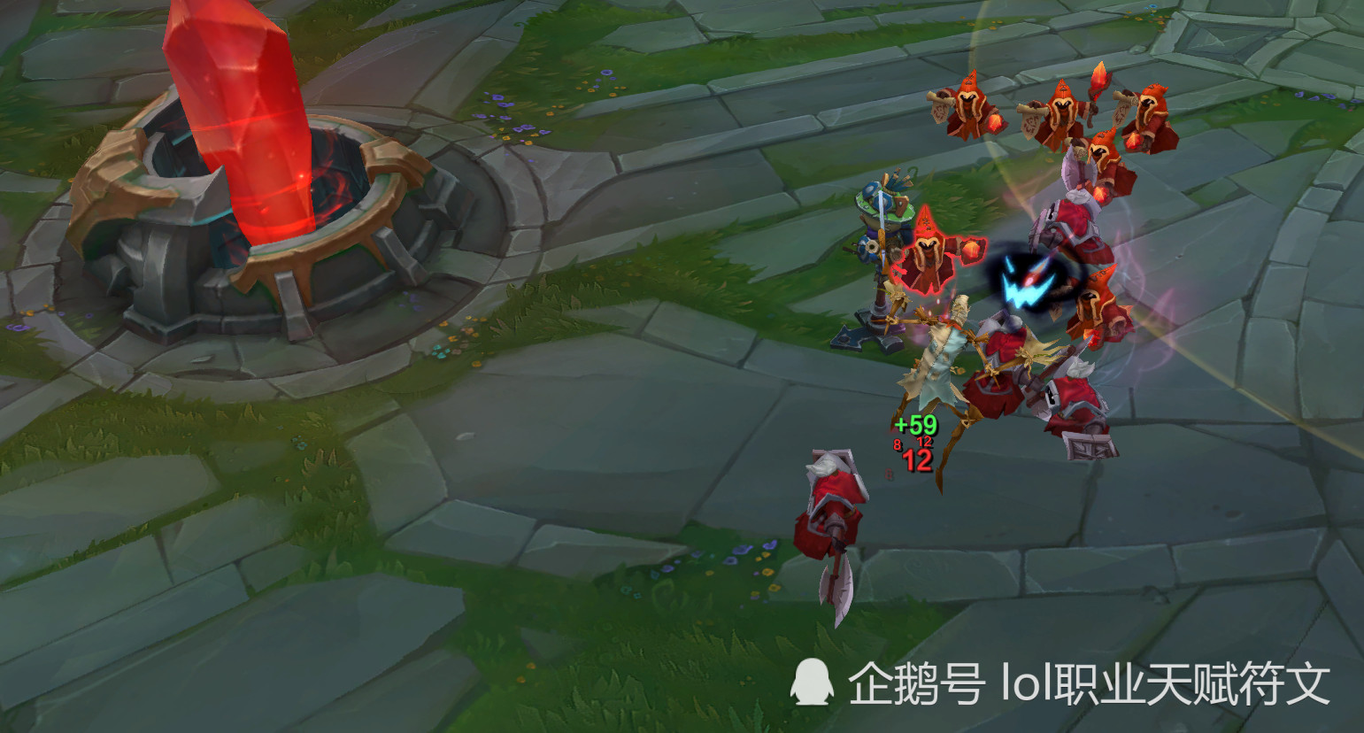 诺手的大招也可以恐惧小兵,不过有一个前提就是必须要使用你的r击杀才