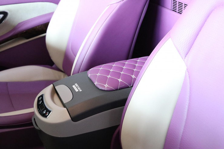 紫色 魅影灰更具行政商务功能的奔驰房车