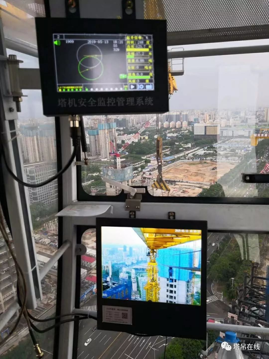 智能塔机吊钩可视化助力海口富力首府塔机安全施工保驾护航