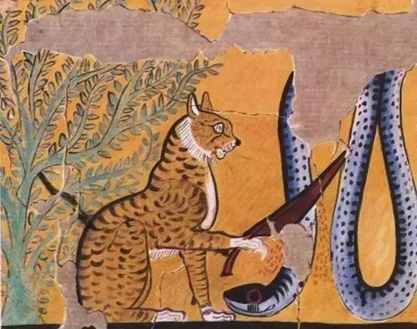 小猫艺术史丨古埃及的吸猫教