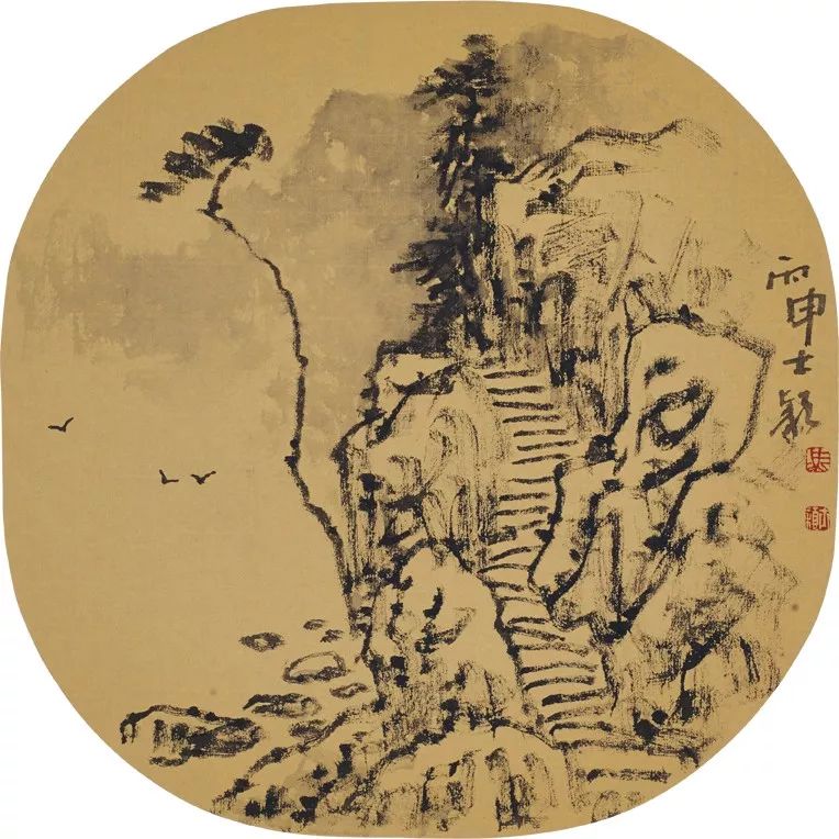 意与境合是为氤氲马士颖山水画欣赏