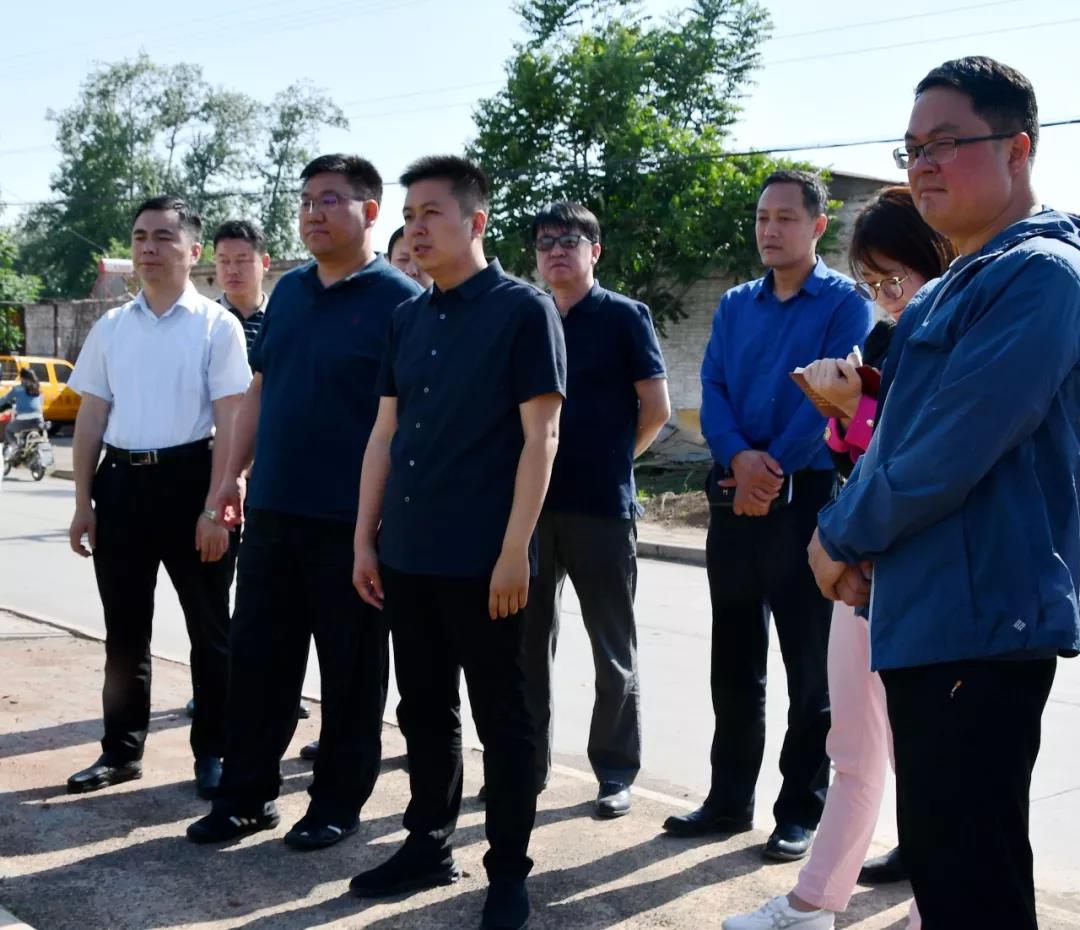邯郸市磁县县长到岳城镇观台镇调研煤改气工作