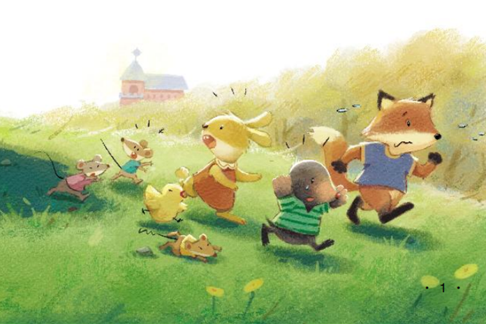 (大熊邦邦的声音从场外传来)邦邦:早上好啊,亲爱的朋友们!