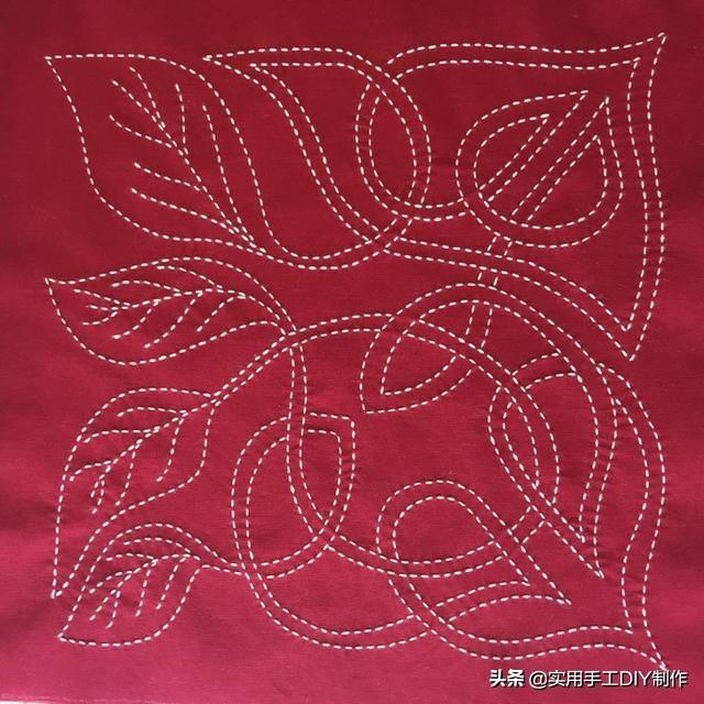 刺绣作品经典的sashiko刺子绣百学不厌