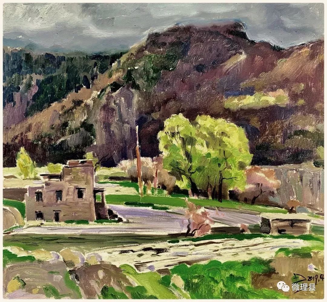 ta眼看理县2019川美版画系研究生写生团队走进阿坝州孟屯河谷